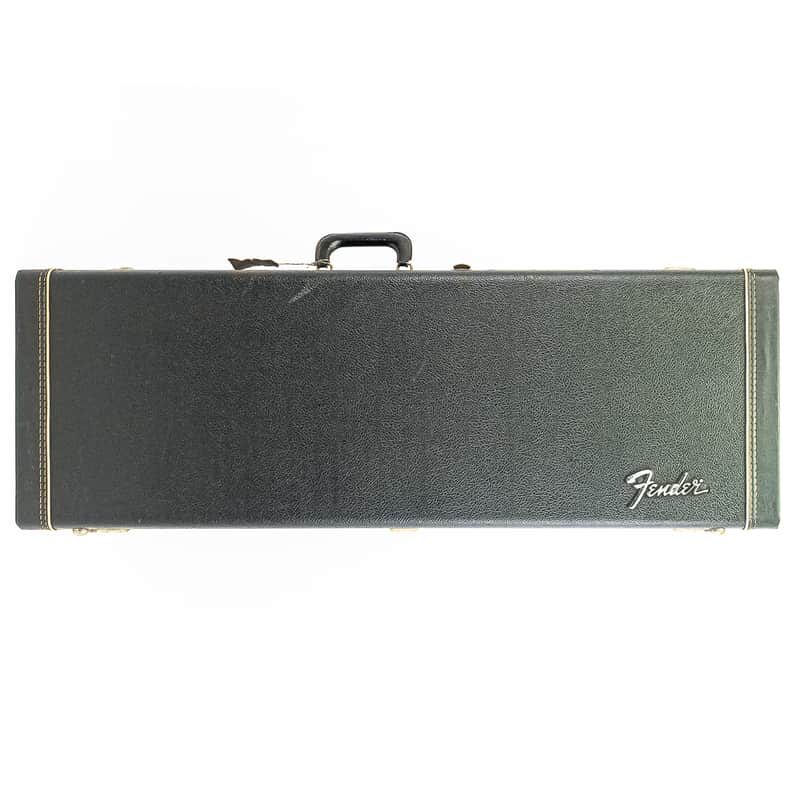 Vintage Fender G&G Guitar Case Late 60s Early 70s Black Tolex Orange Interior image 1