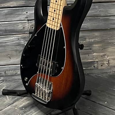 Sterling by Music Man Left Handed StingRay Ray 4 Electric Bass- Satin Sunburst image 3