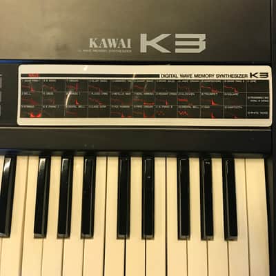 Kawai K3 Vintage Digital Wave Analog Synthesizer w/ RC2 memory card image 3