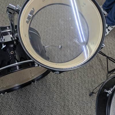 Ddrum 5pc Drum Set Complete with Throne and Hardware - Black Shell Finish image 7