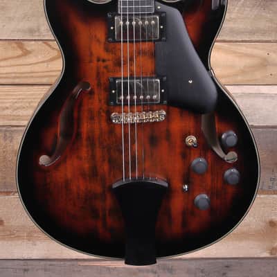 Ibanez Artstar ASH300 Semi-Hollow Guitar Tobacco Brown Hardshell image 1