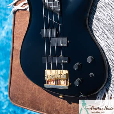 1989 Greco PXB-80 Phoenix Electric PJ Bass - Black - Made In Japan - Pro Set Up w Perfect Frets/Action/Intonation! image 10