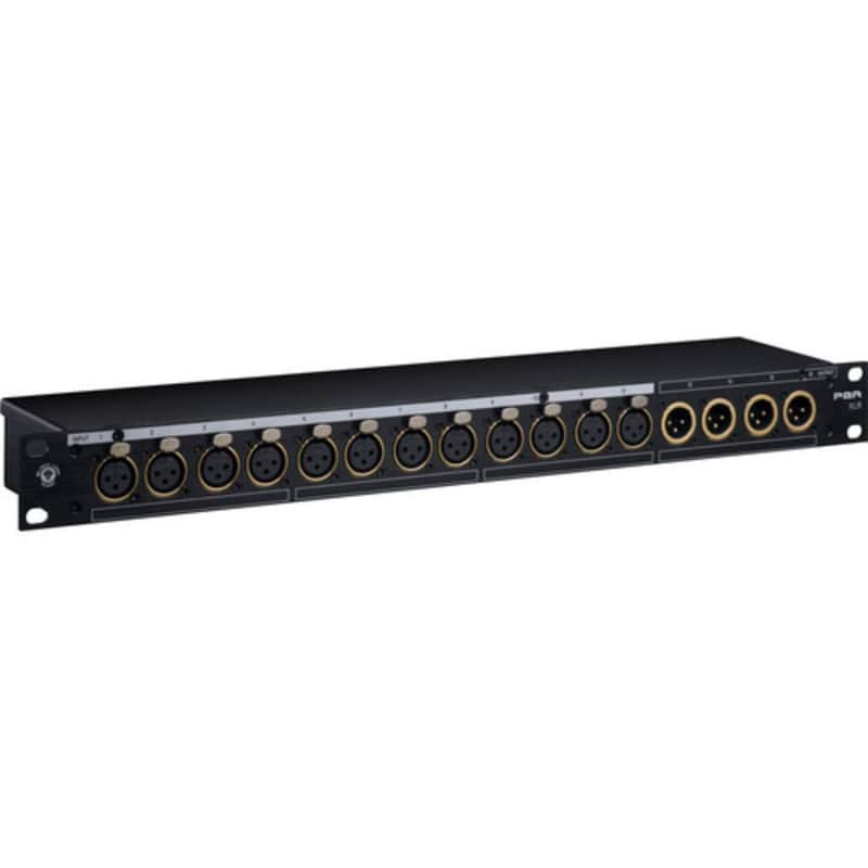 Black Lion Audio PBR XLR 16-Point Gold-Plated XLR Patchbay image 1