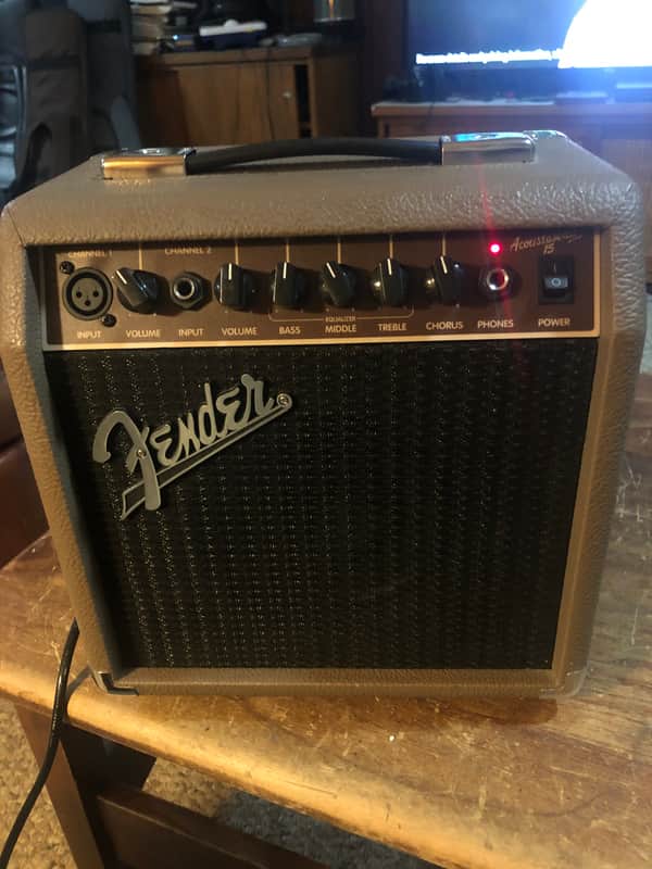 Fender Acoustasonic 15 2-Channel 15-Watt 1x6" Acoustic Guitar Amp 2013 - Present - Brown image 1