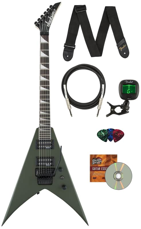 Jackson JS Series King V JS32 Electric Guitar - Matte Army Drab w/ Instrument Cable image 1