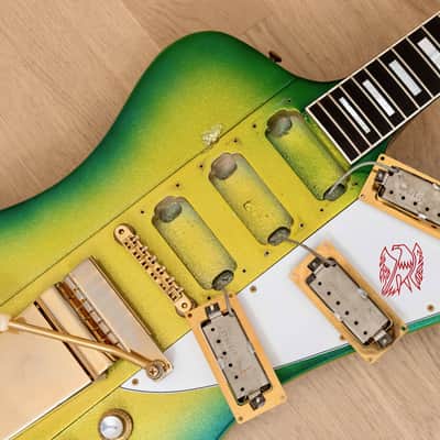 2000 Gibson Custom Shop Firebird VII Green Sparkle Burst w/ Case image 19