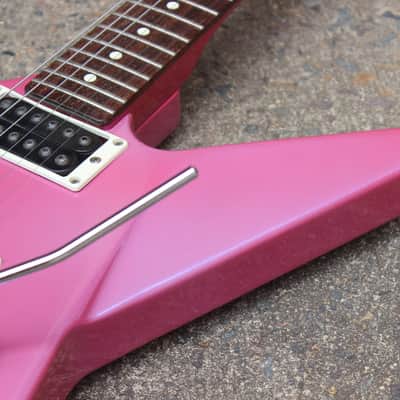 1980's Yamaha EX-1 Explorer Electric Guitar Made in Japan (Pink