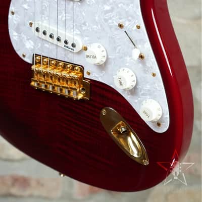 FENDER Stratocaster Richie Kotzen Signature TRB - 2016 Made in Japan - Flamed Trans Red Burst image 14