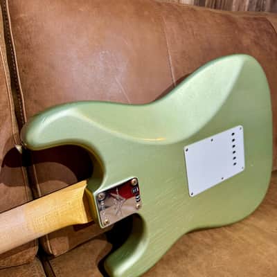Fender 1959 Stratocaster Journeyman Relic, 3A Rosewood Fingerboard, Faded Aged Sage Green Metallic image 12