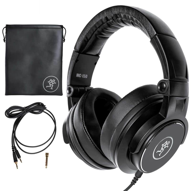 Mackie MC-150 Professional Closed-Back Studio Monitoring Reference Headphones - Open Box Mint Bild 1