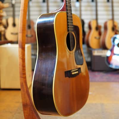 Guild (Hoboken, NJ) D-50 Spruce/Brazilian Rosewood Dreadnought Acoustic Guitar 1969 w/Hard Case image 2