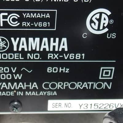 Yamaha RX-V681 receiver image 6