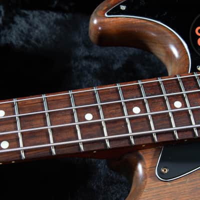 1991 Fender Japan Order Made JB62-65 ’62 Reissue Jazz Bass Walnut MIJ Gold HSC image 5