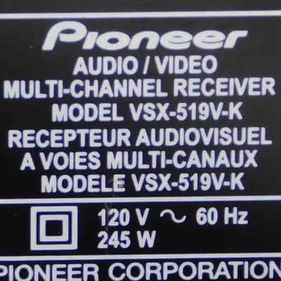 Pioneer VSX-519V-K receiver image 5