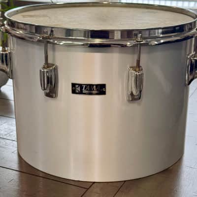 Tama 14 inch concert tom 80s - Metallic White image 2