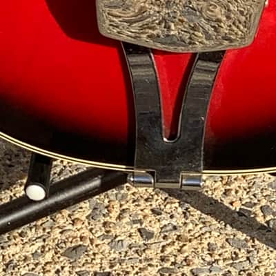 Ibanez Model 1910 1972 Red Sunburst Semi-Hollow Body Electric Guitar image 14