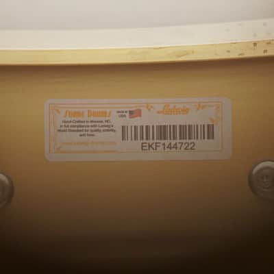 Ludwig 6.5x14" Brushed "Acro Brass" Snare Drum - LB654B image 6