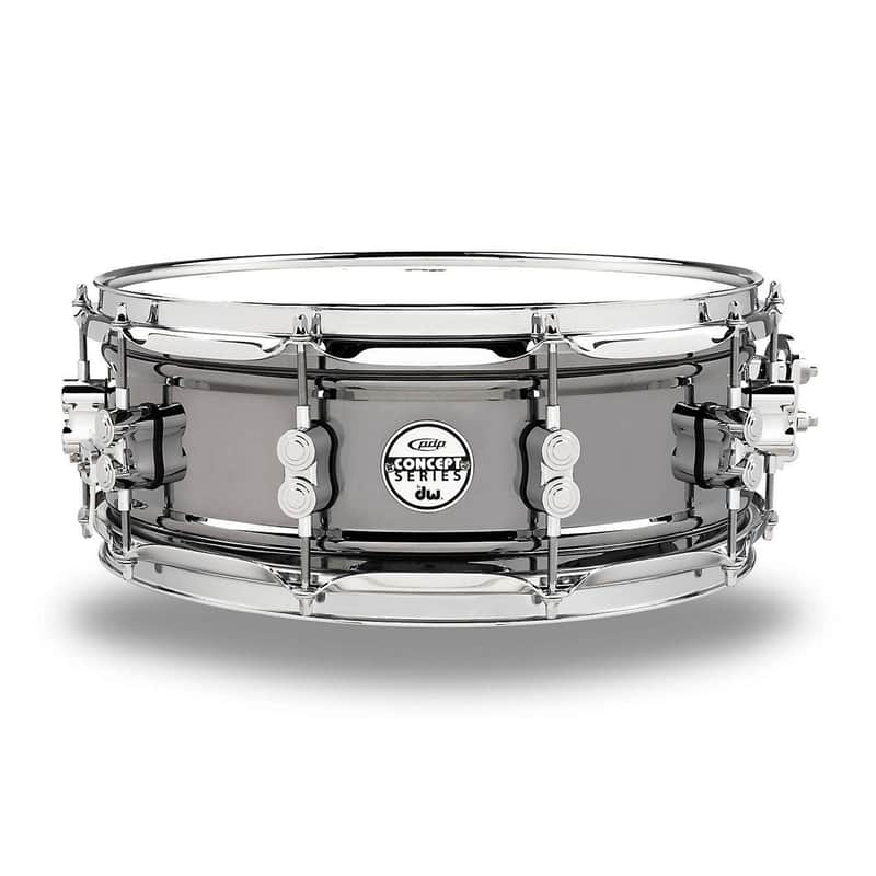 Pacific By DW 5.5x14" Black Nickel Over Steel Snare image 1
