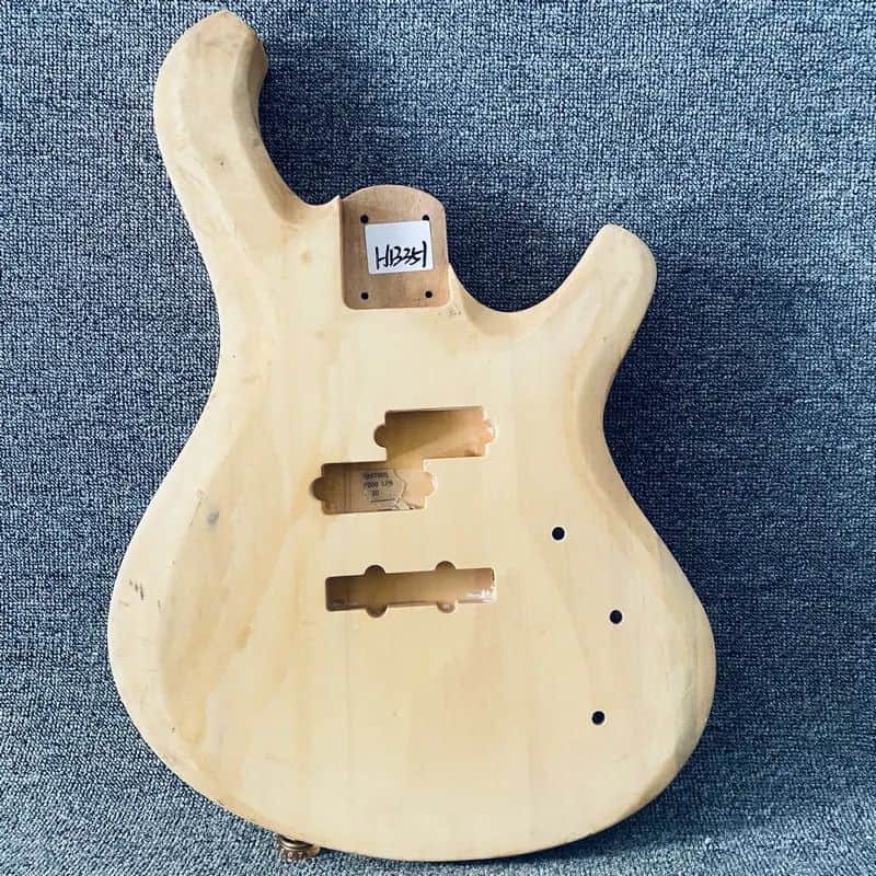 Basswood 4 String Bass Guitar Body image 1