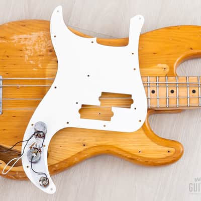 1972 Fender Precision Bass Natural Ash Vintage Bass w/ 1 1/2" Nut Width, Case image 21