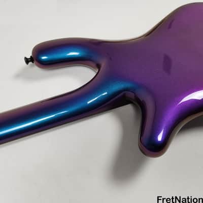 Spector USA NS-2 4-String Bass 1.5" Blue-Purple Colorshift Finish EMG PJX 9v HAZ 8.78lbs NS2 #1527 image 17