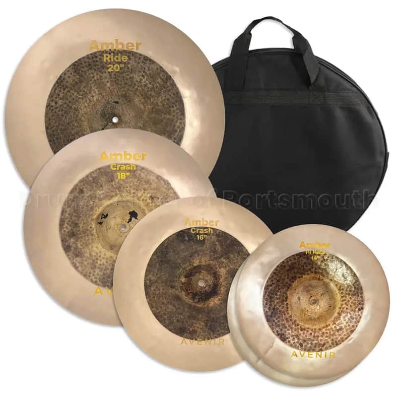 Avenir Amber Cymbal Set 14/16/18/20 image 1