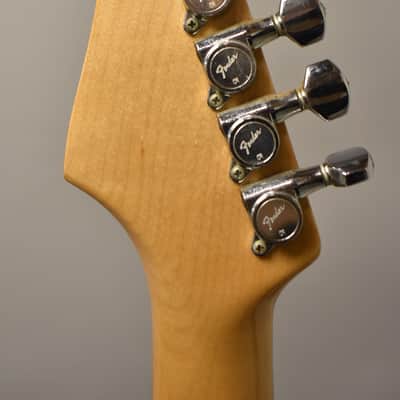 1986 Squier Contemporary Stratocaster HSS Blue Refin MIJ image 6