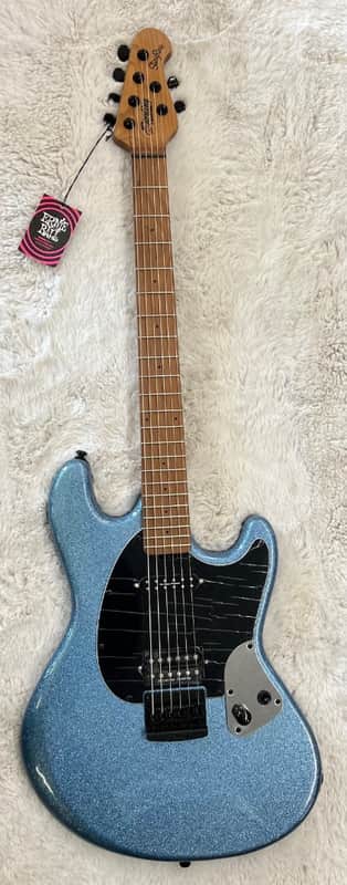 Sterling by Music Man 'Fluff' Signature Stingray Electric Guitar Amana Boat Blue image 1