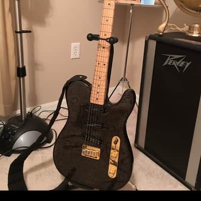 Fender James Burton US Signature Telecaster 1990 - 2006 - Black with Gold Paisley image 15