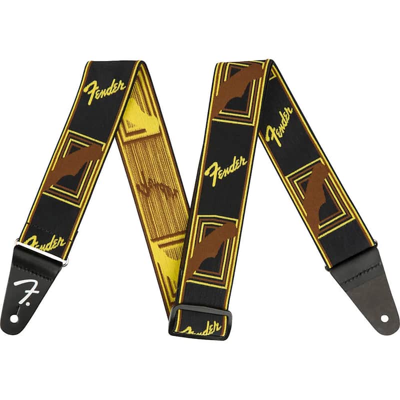 Fender WeighLess 2" Monogram Guitar Strap image 1