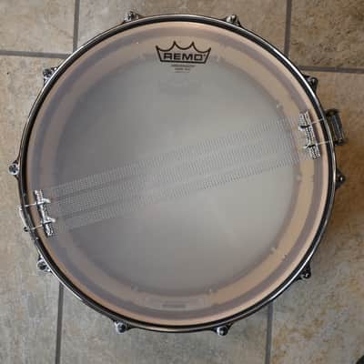 Noble&Cooley 6.5X14 Special/Limited Edition Maple Mappa Burl Snare Drum - High Gloss Aqua Marine Fade image 6