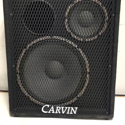 Carvin 1584, passive, 3 way loudspeakers. 400 watt, 8 ohm cabinets mid-90s - Textured Coating image 3