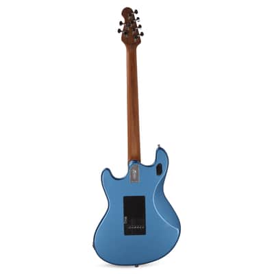 Sterling by Music Man StingRay Baritone Electric Guitar Toluca Lake Blue image 5