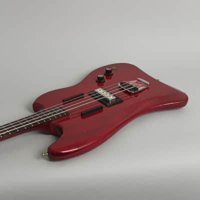 Guild Jet Star Solid Body Electric Bass Guitar (1966), ser. #SD-280, black tolex hard shell case. image 7