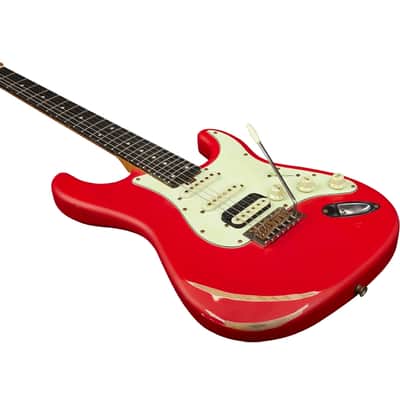 Eko Guitars Aire Relic Fiesta Red image 4