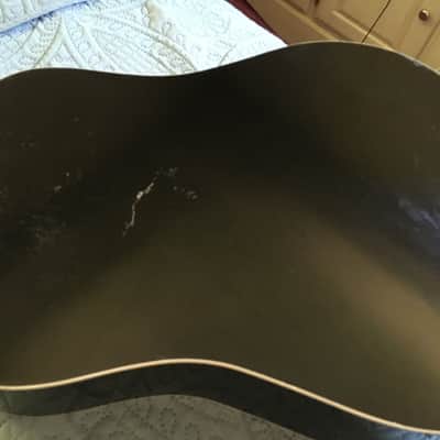 Washburn acoustic guitar 1995 Black Dreadnought D10B image 7