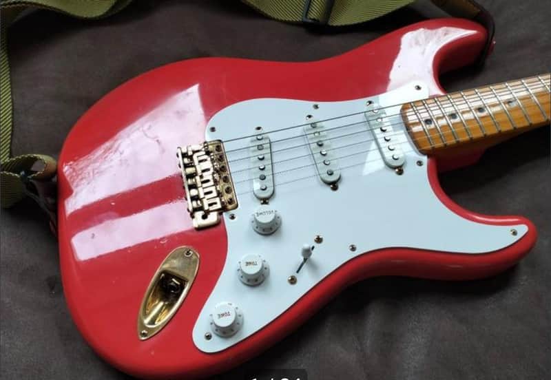Fender Stratocaster 1957 reissue Usa 1987/88 Fiesta red image 1