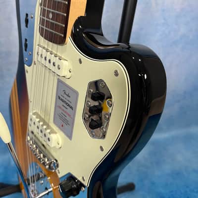 *NEW* 2025 Fender Japan Limited Edition Traditional Collection, 60's Jaguar Competition 3-Color Sunburst / Aged Natural, MIJ JD25 image 8