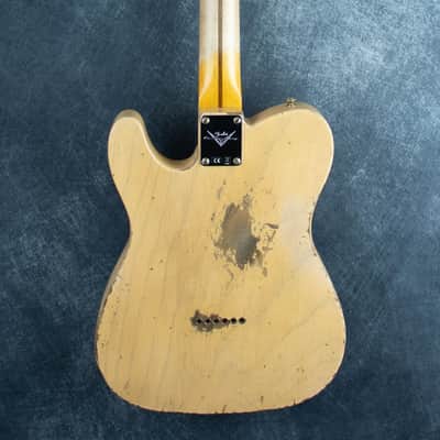 Fender Custom Shop 51 Nocaster Heavy Relic HS Aged White Blonde R150216 image 4