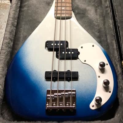Geddy Lee Tear Drop Copy Squire  2018 White and Blue image 3