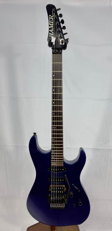 Hamer Centaura USA Electric Guitar W/ OHSC 1990 - Chameleon Purple / Blue image 1