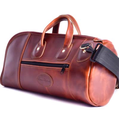 Cornet Gig Bag - Leather - Glenn Cronkhite image 1