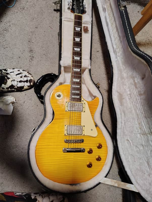 Epiphone Les Paul 2003 - Lemon burst flamed maple image 1