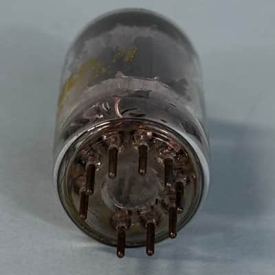 1970s Sylvania 12AU7A ECC82 Vintage Long Plate Halo Getter Preamp Tube! T387 image 4