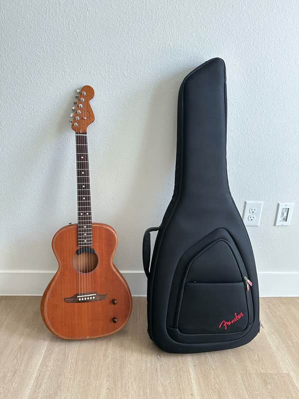 Fender Highway Series Parlor Acoustic-electric Guitar - Mahogany 2022-2024 - mahogany