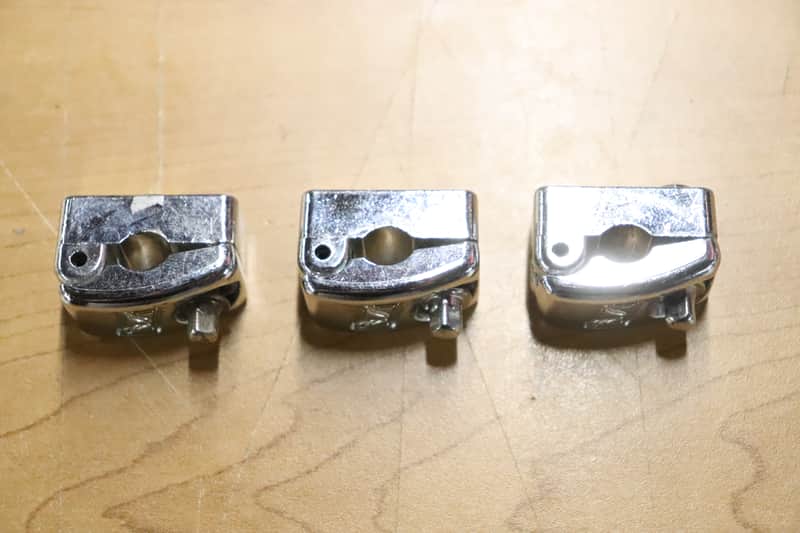 Tama 10.5mm Tom Arm Memory Locks Chrome 3pk image 1