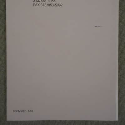Rocktron Pro Rax Half-Rack Series Signal Processors Catalog 1988 image 2