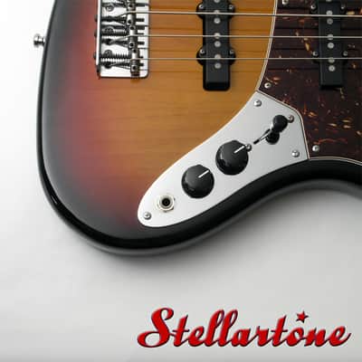 Stellartone Tele-Jazz bass tone control system KIT, v.4S (master vol and BASS SIX SHORT ToneStyler) image 7