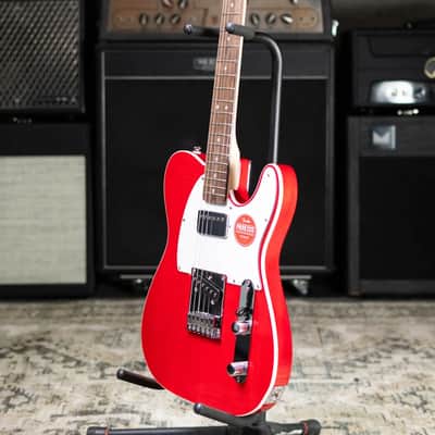 Squier Affinity Series Telecaster FMT SH Electric Guitar - Crimson Red Transparent image 11