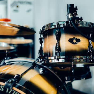 Tama Superstar Hyperdrive 5pc Drum Set - Dark Desert Burst image 3